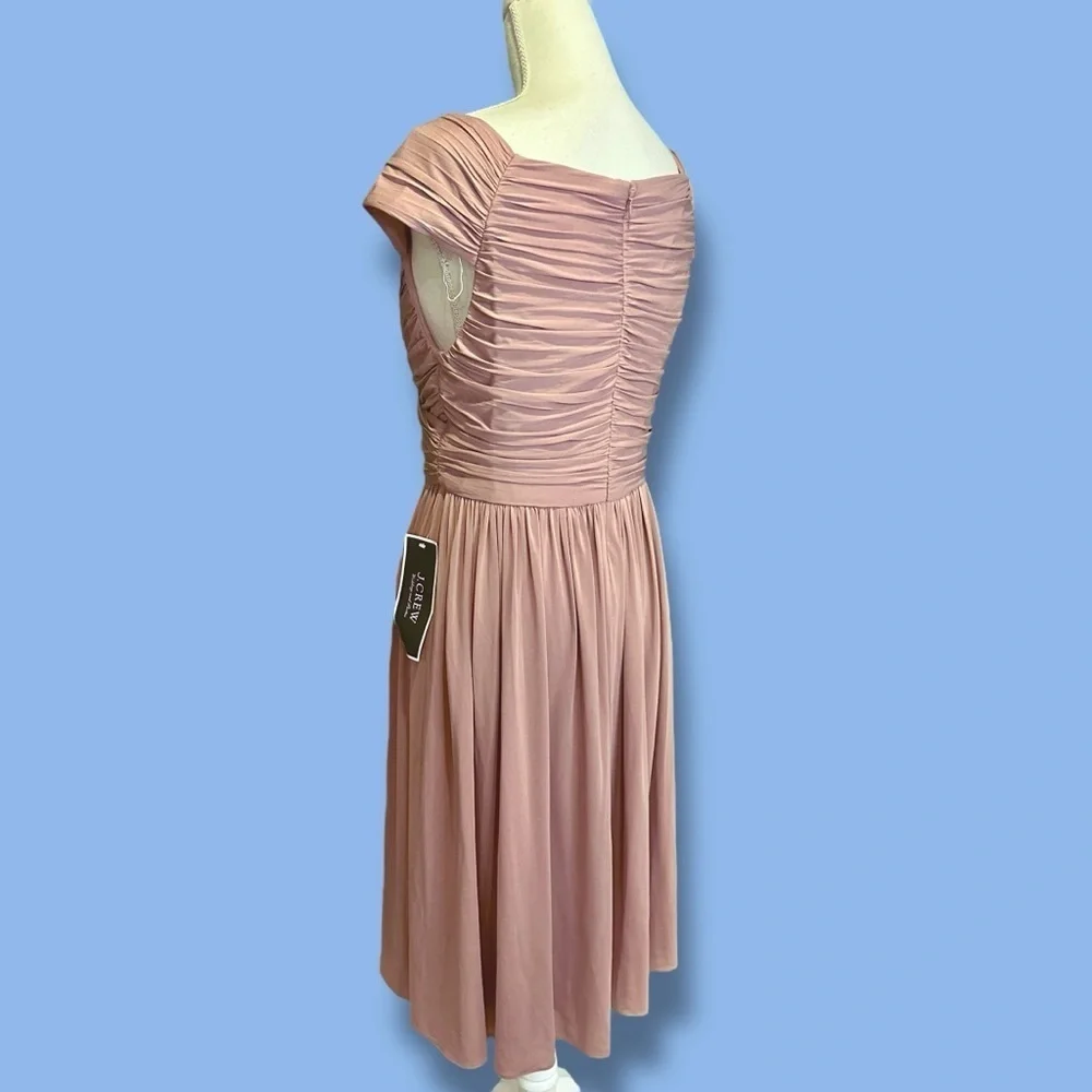 NWT J. Crew ‘Matilda’ Wedding / Bridesmaid Dress in “Wild Mushroom” Size 12